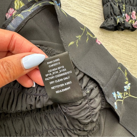 FOR LOVE & LEMONS Floral Mini Dress Dixon Size L - Picture 9 of 12